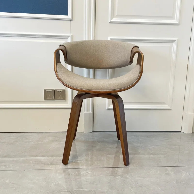 The Meridian Walnut Dining Armchair