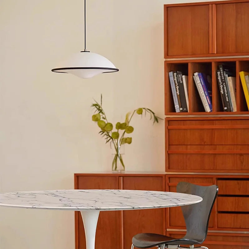 The Astoria Cream Ceramic Pendant