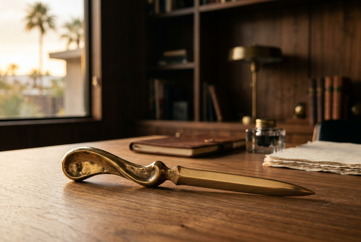 Craighill Desk Knife in Brass | Letter Opener