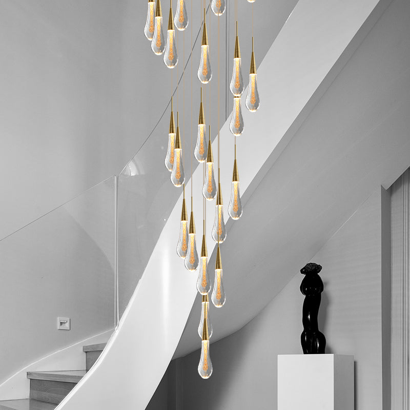 The Astoria Electroplated Glass Chandelier