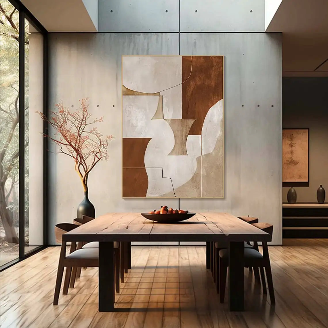 The Belmont Abstract Geometric Canvas