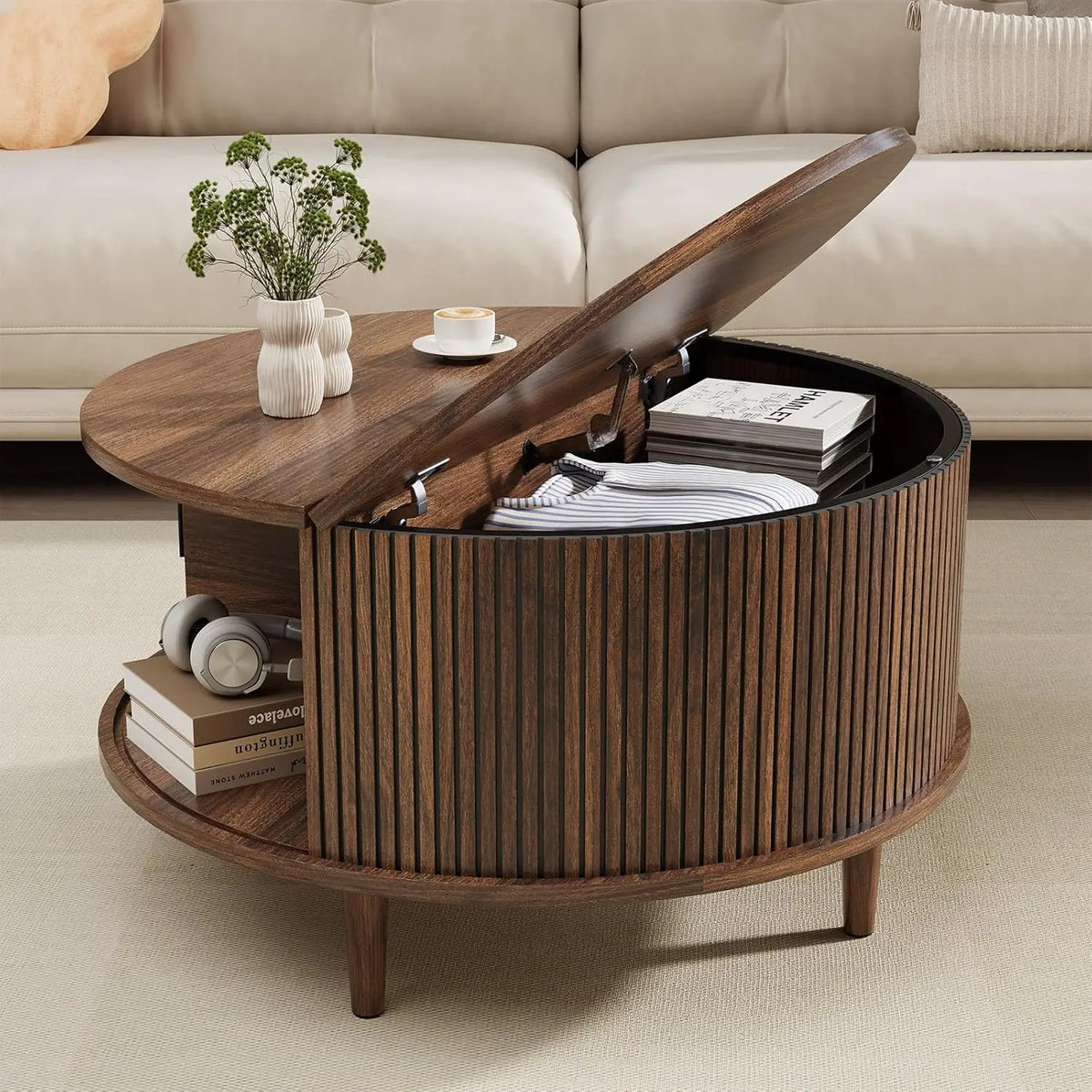 The Astoria Walnut Coffee Table