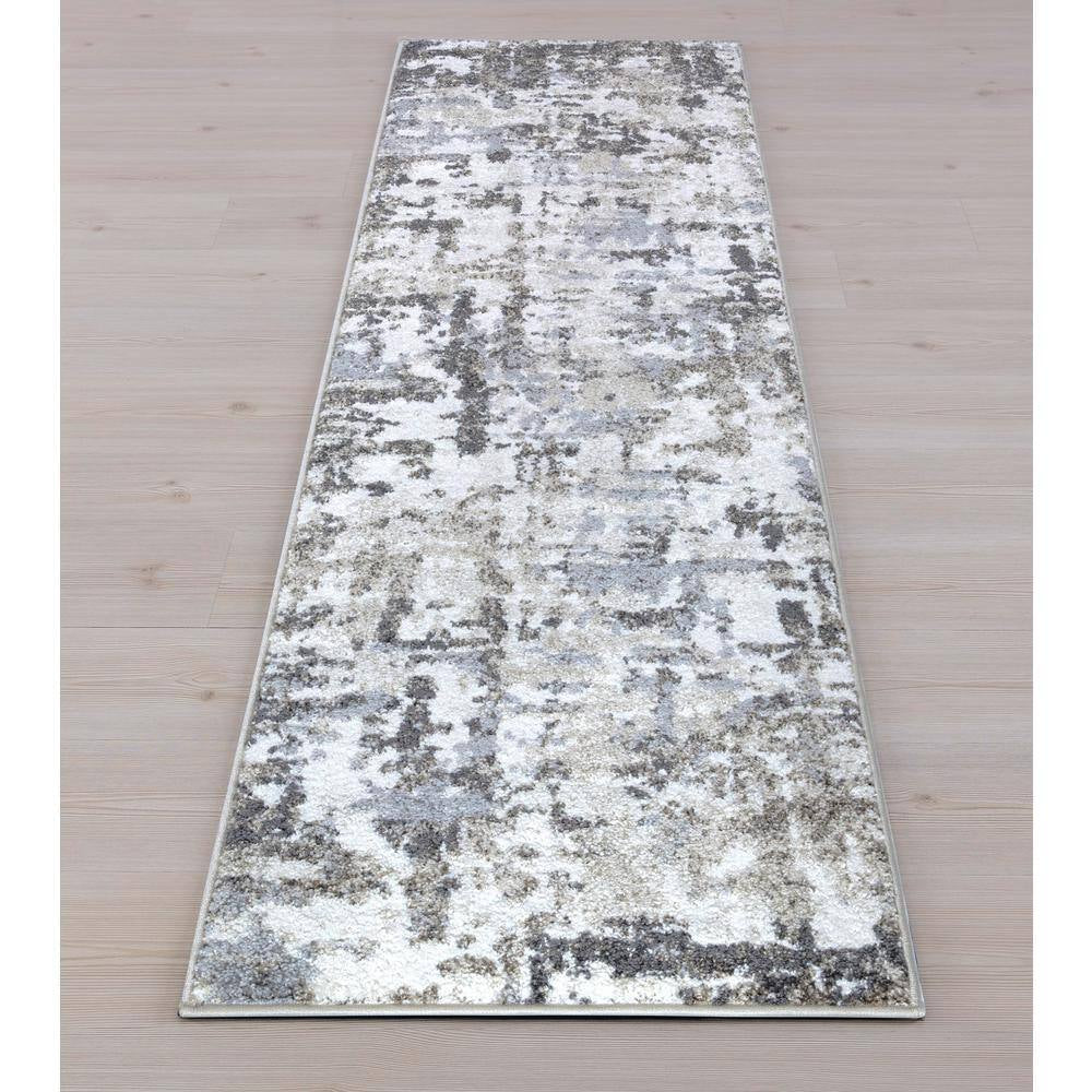 Charlotte Collection Atlantis Ivory 2 Ft. X 7 Ft. 3 In. Runner Rug