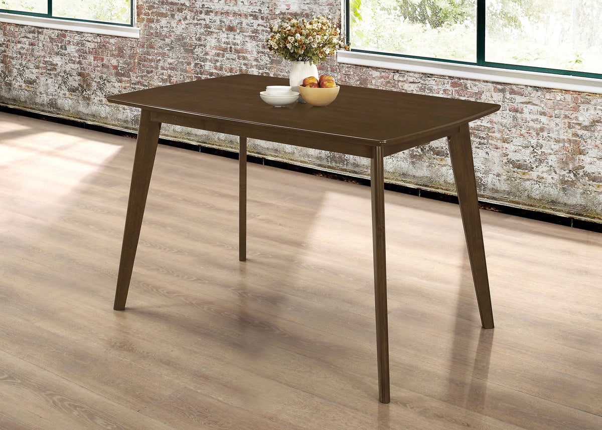 Kersey Rectangular 47-Inch Wood Dining Table Chestnut