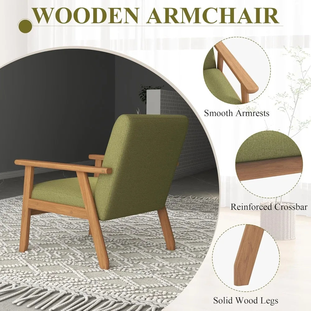 Meridian Collection | Tapered-Leg Brass-Accented Walnut Lounge Set - featuring close-up joinery and artisanal finish quality in a Mid-Century Modern living room setting.