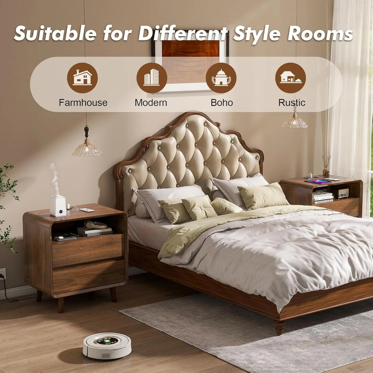 The Astoria Bentwood Nightstand Set | Woodies ON Woodlawn