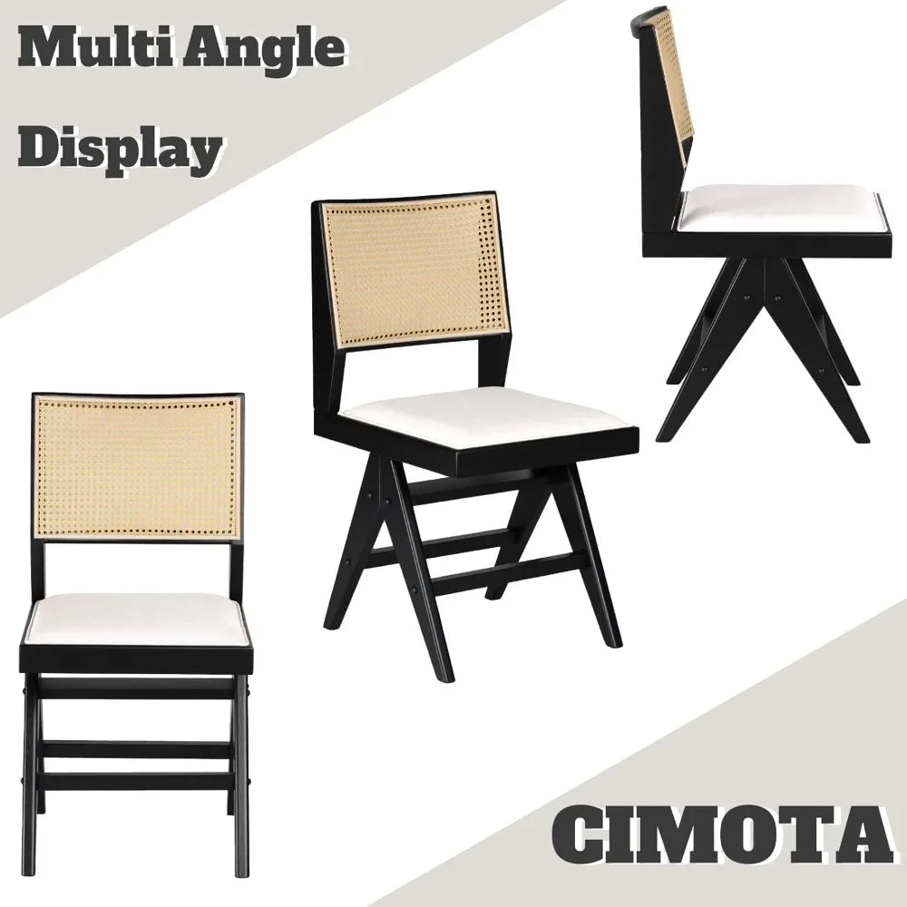 The Paloma Rattan Dining Chairs (Set of 4)