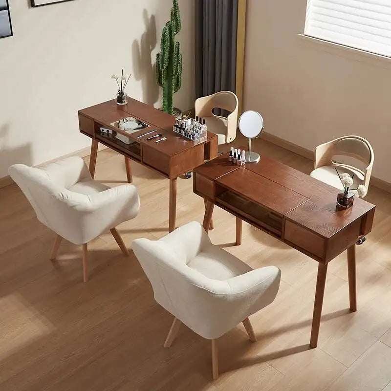 The Fontaine Brass-Studded Desk