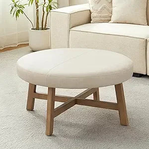 The Meridian Leather Ottoman Table