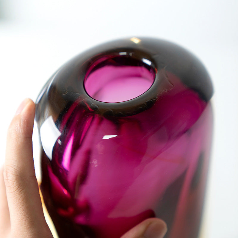 The Belmont Gilded Glass Vase