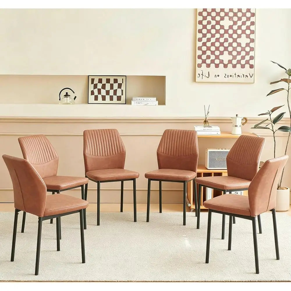 Ellington Collection | Tapered-Leg Curved Walnut Dining Chairs Set - featuring close-up joinery and artisanal finish quality in a Mid-Century Modern dining room setting.