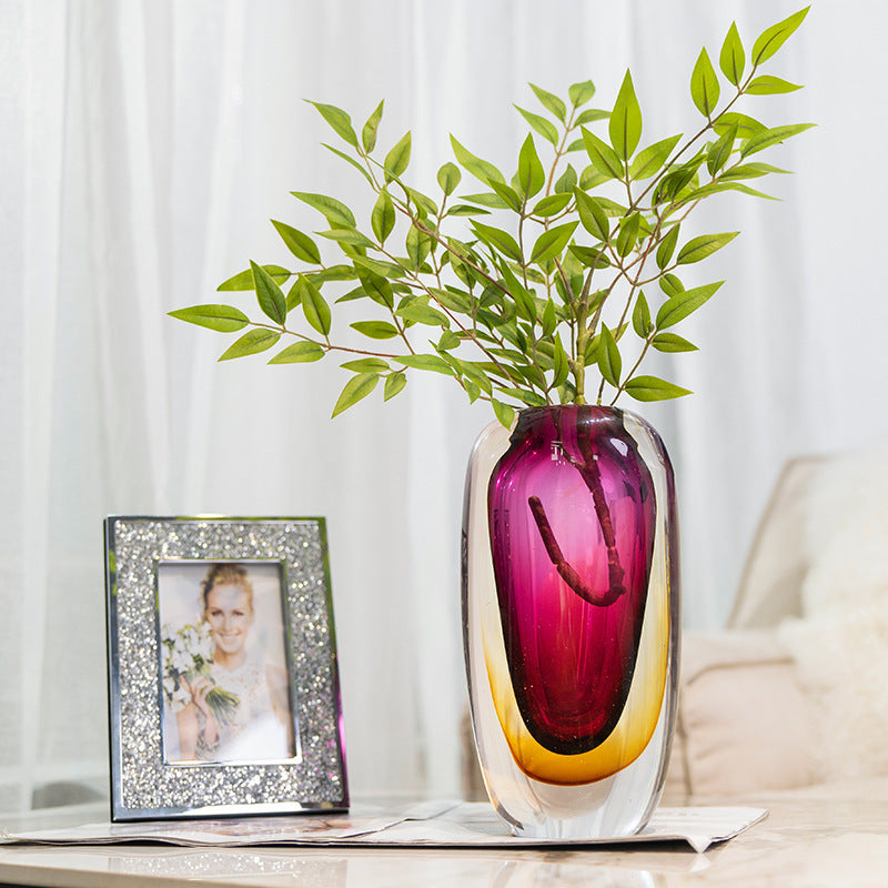The Belmont Gilded Glass Vase