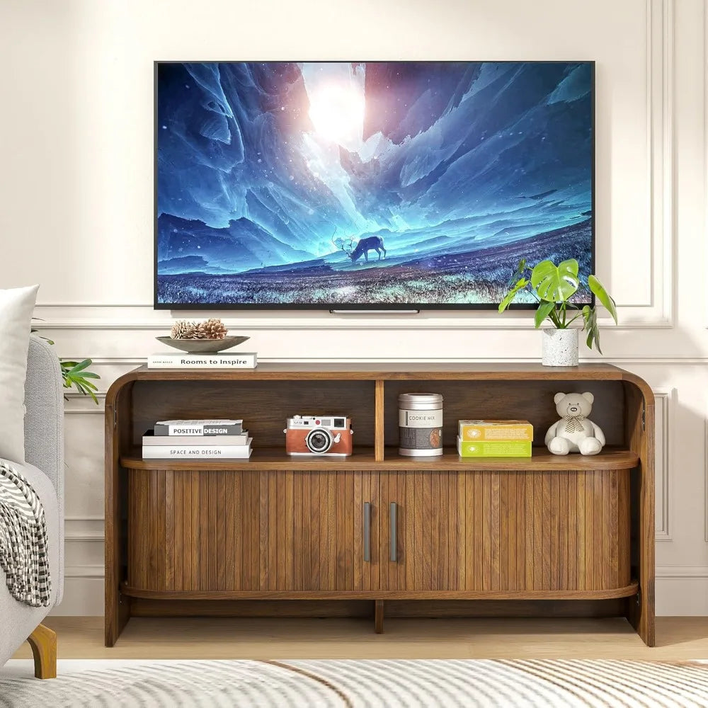 The Fontaine Walnut Media Console