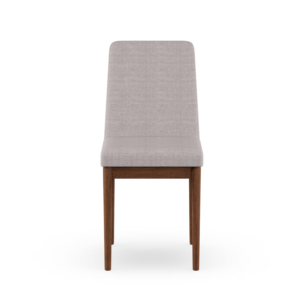 Pierre Indoor Dining Chairs, Set of 2, Walnut/Light Gray