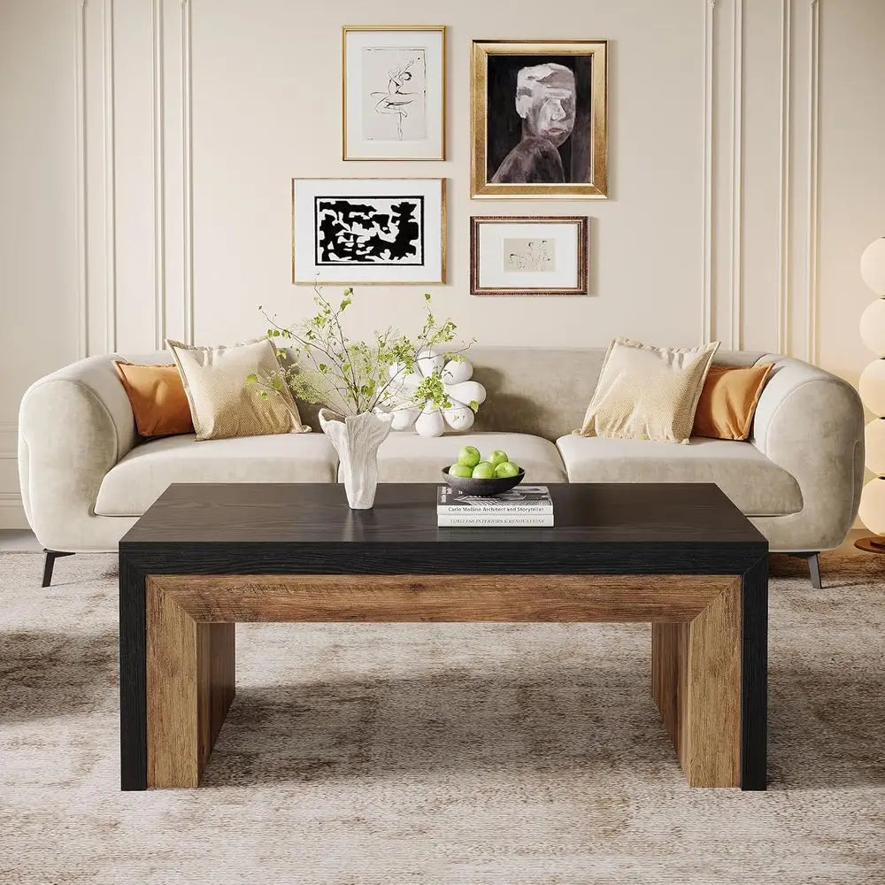 The Valencia Walnut & Ebony Coffee Table