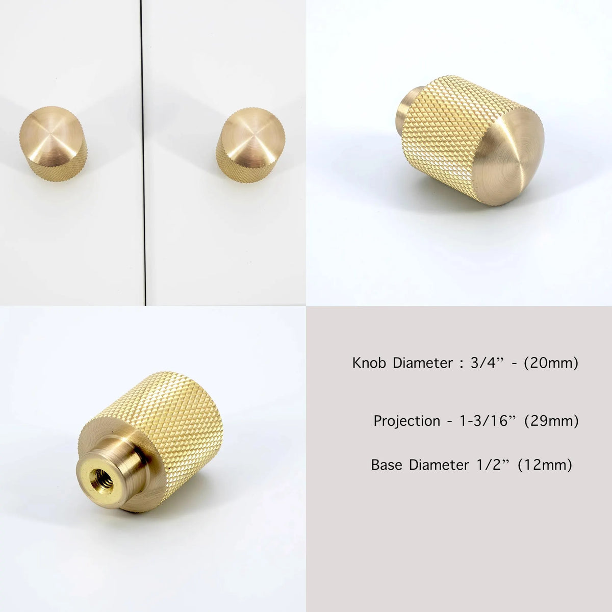Modern Solid Brass Cabinet Pulls: Bar Handle, Furniture Hardware