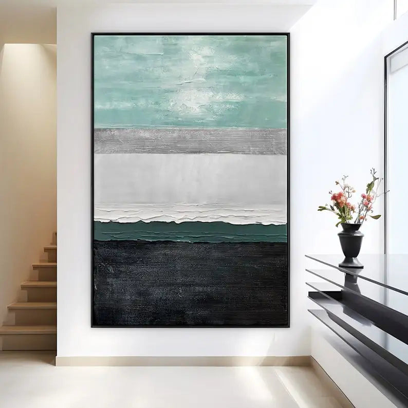 The Belmont Abstract Geometric Canvas