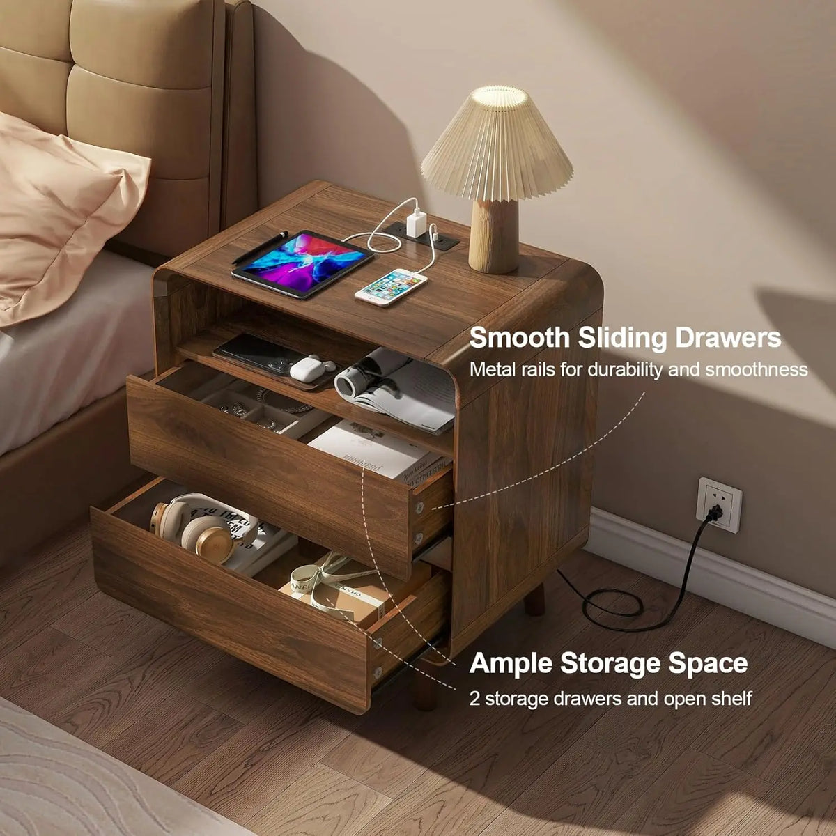 The Astoria Bentwood Nightstand Set | Woodies ON Woodlawn