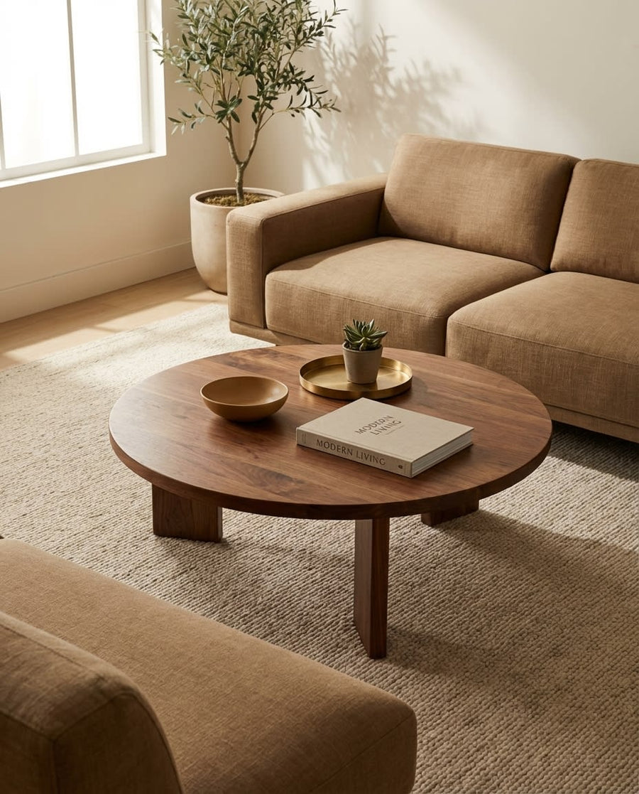 The Ellington Walnut Coffee Table