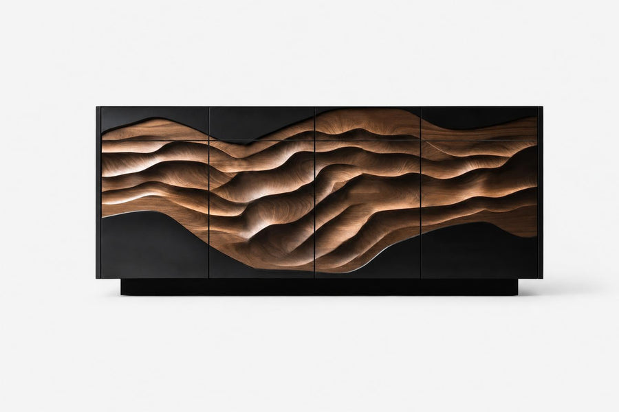 The Dresden Walnut Corner Cabinet