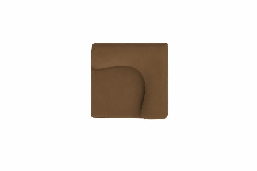 Fontaine Collection | Sculptural California Cream Bouclé Modular Sofa - showcasing full sculptural form and material finish in a Mid-Century Modern living room setting.